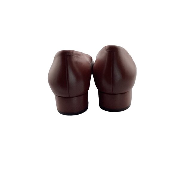 Trotters Womens  Jewel Low‎ Heel Pumps Size 7 N 7N Brown Toffee Leather - Picture 6 of 8